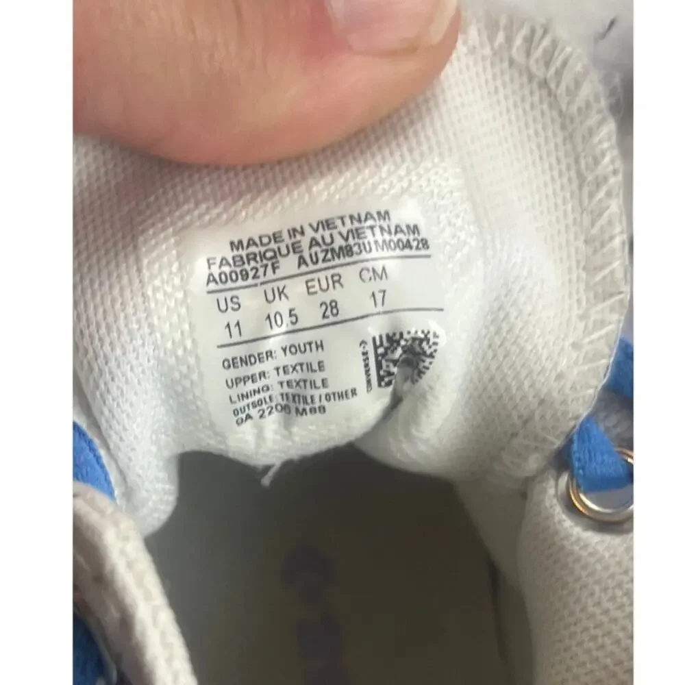 Converse Chuck Taylor High Top Kids US 11 White Violet My Little Pony Canvas